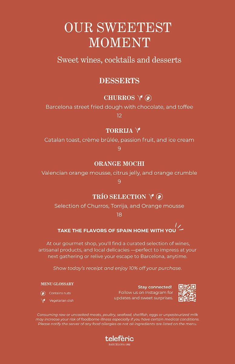 Telefèric Barcelona Palo Alto Menu - Image 2